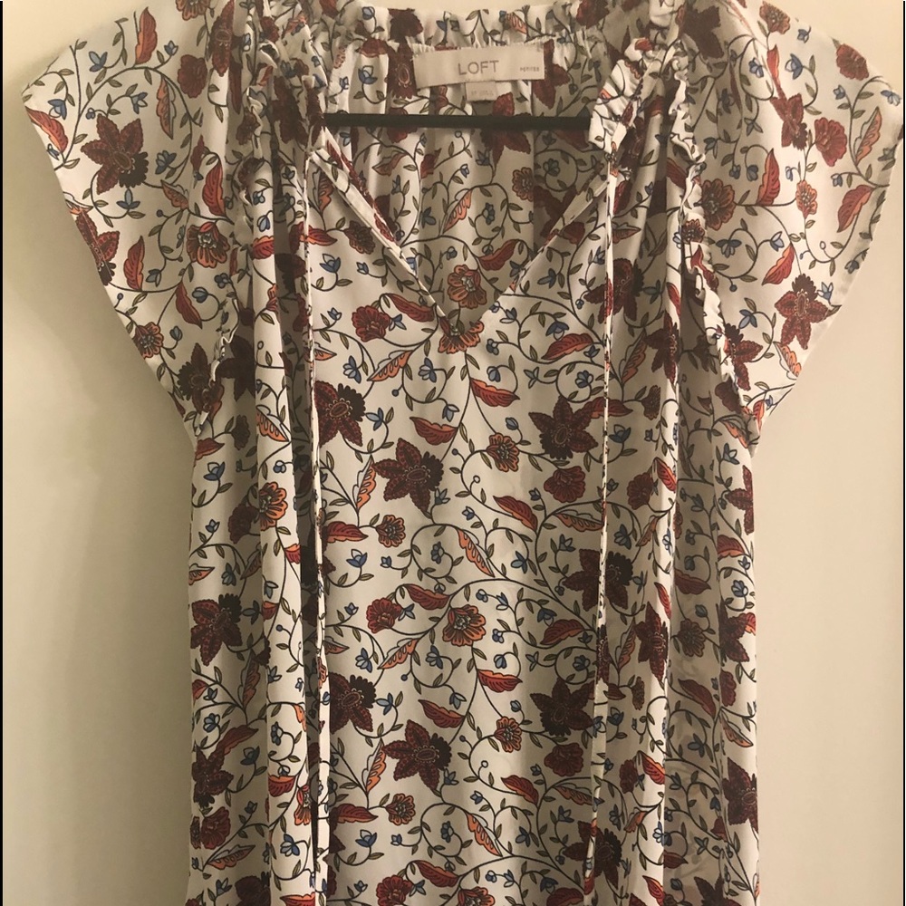 Floral loft blouse